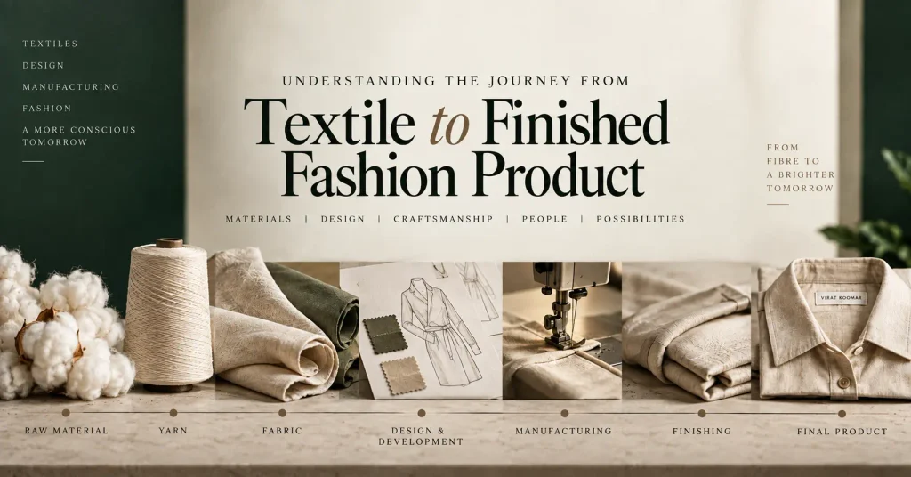 Textile development from fabric to finished fashion product