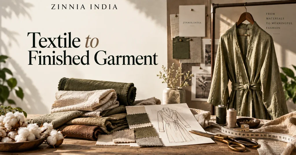 Zinnia India textile to finished garment development